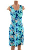 Lapis Lagoon A Line Tank Dress - Coquetry Clothing