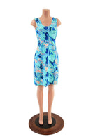 Lapis Lagoon A Line Tank Dress - Coquetry Clothing