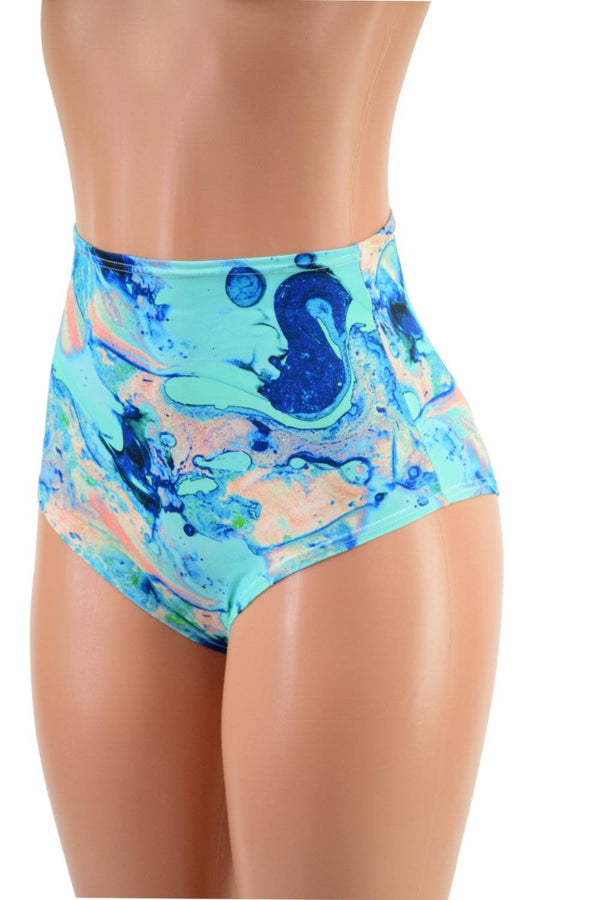 Lapis Lagoon Spandex Fabric - 6