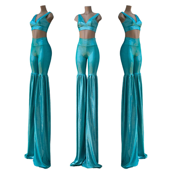 Legging Style Stilt Pants and Starlette Bralette Set - Coquetry Clothing