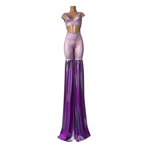Legging Style Stilt Pants and Starlette Bralette Set - Coquetry Clothing