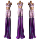 Legging Style Stilt Pants and Starlette Bralette Set - Coquetry Clothing