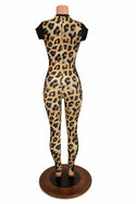 Leopard Catsuit with Side Panels - 5