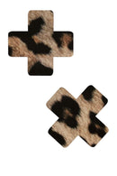 Leopard Cross Pasties - Coquetry Clothing