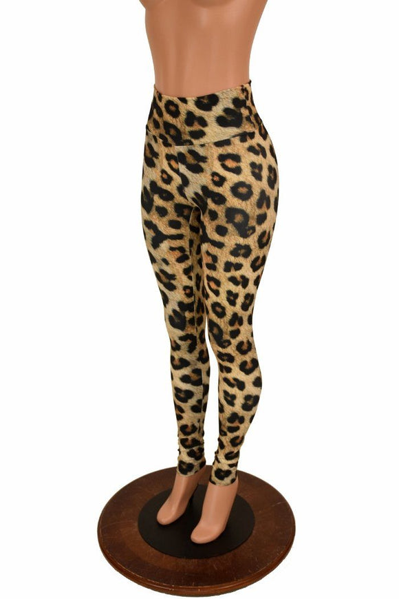 Leopard High Waist Leggings - Coquetry Clothing