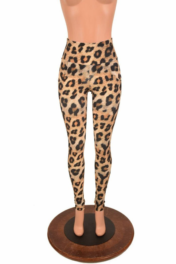 Leopard Pocket Leggings - Coquetry Clothing