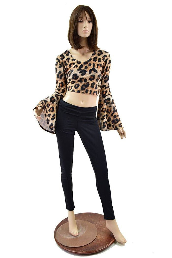 Leopard Print Crop Top - Coquetry Clothing