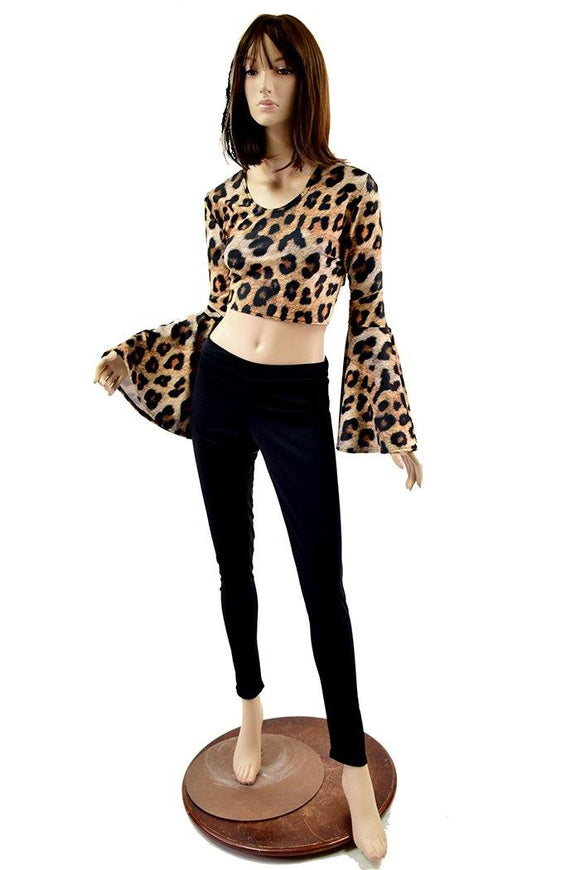 Leopard Print Crop Top - Coquetry Clothing