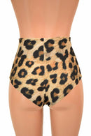 Leopard Print Front Lace Up Siren Shorts - Coquetry Clothing