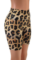 Leopard Print High Waist Bike Shorts - Coquetry Clothing