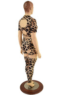 Leopard Print Nirvana Set with Thigh High Leg Warmers - Coquetry Clothing