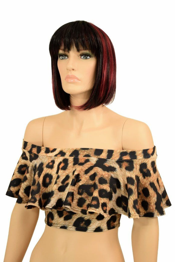 Leopard Print Spandex Fabric - Coquetry Clothing