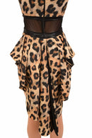 Leopard Print Tuxedo Back Romper - Coquetry Clothing
