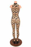 Leopard Side Panel Catsuit - Coquetry Clothing