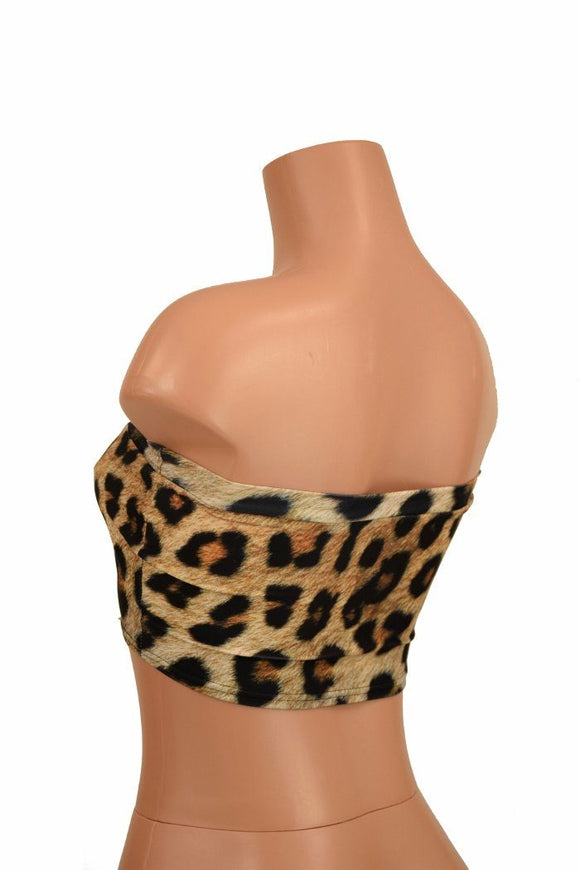 Leopard Tube Top - Coquetry Clothing