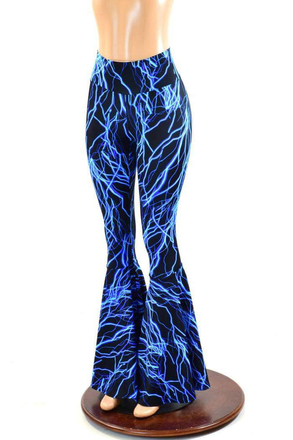 Lightning High Waist Bell Bottom Flares - Coquetry Clothing