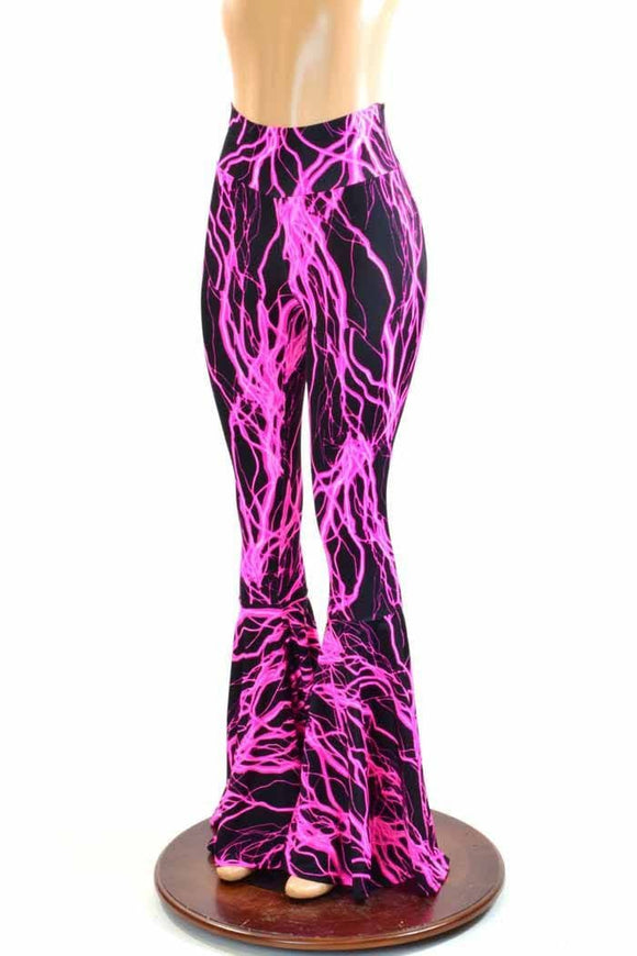 Lightning High Waist Bell Bottom Flares - Coquetry Clothing