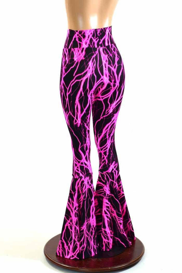 Lightning High Waist Bell Bottom Flares - Coquetry Clothing