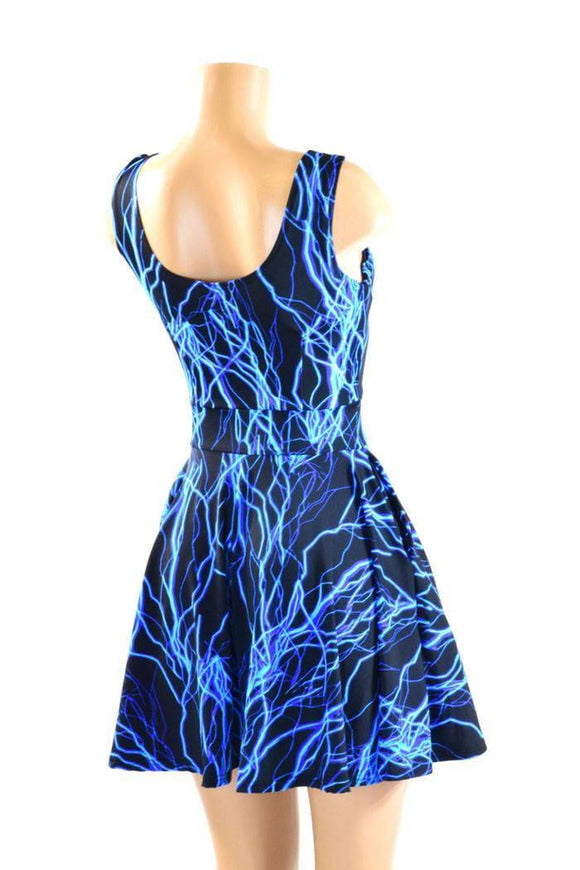 Lightning Pocket Skater Dress - Coquetry Clothing
