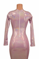 Lilac Back Zipper Gown - Coquetry Clothing