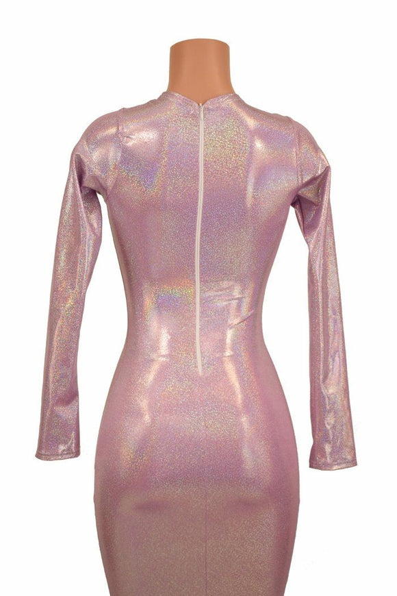 Lilac Back Zipper Gown - Coquetry Clothing