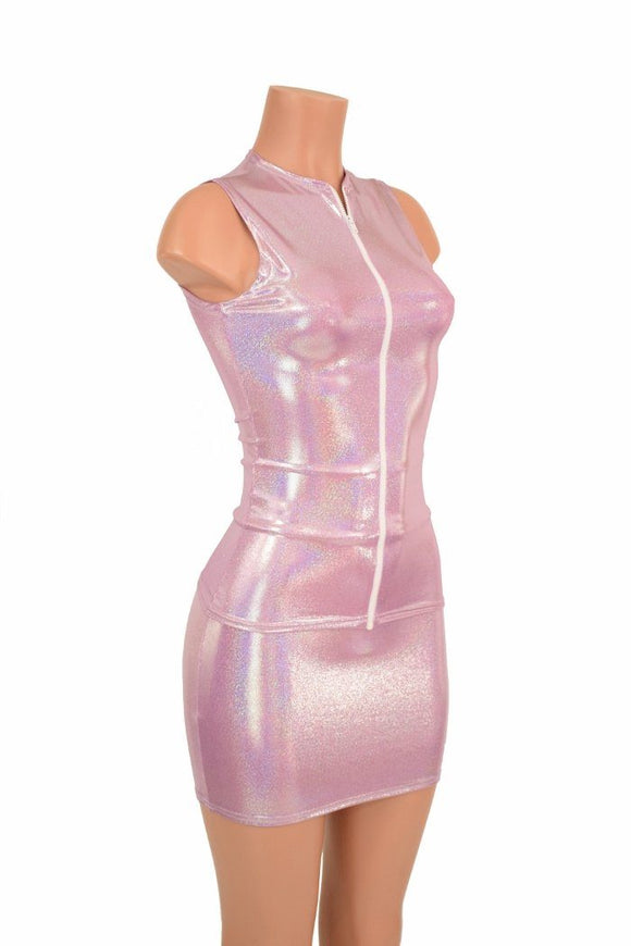Lilac Full Length Top & Bodycon Skirt Set - Coquetry Clothing
