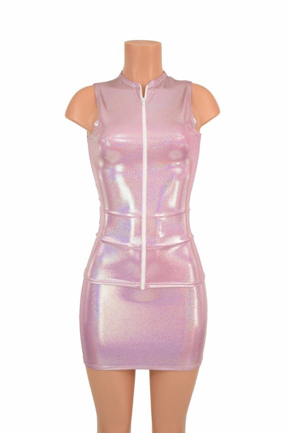 Lilac Full Length Top & Bodycon Skirt Set - Coquetry Clothing
