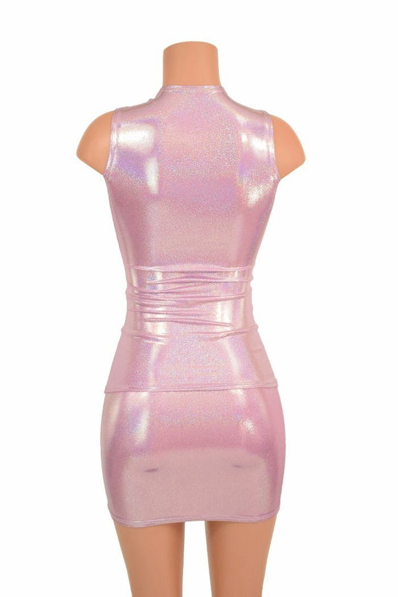 Lilac Full Length Top & Bodycon Skirt Set - Coquetry Clothing