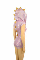 Lilac & Gold Dragon Hoodie Romper - Coquetry Clothing