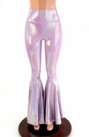 Lilac High Waist Bell Bottom Flares - Coquetry Clothing
