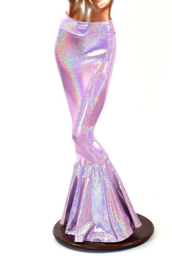 Lilac High Waist Mermaid Skirt - Coquetry Clothing