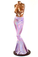 Lilac High Waist Mermaid Skirt - 2