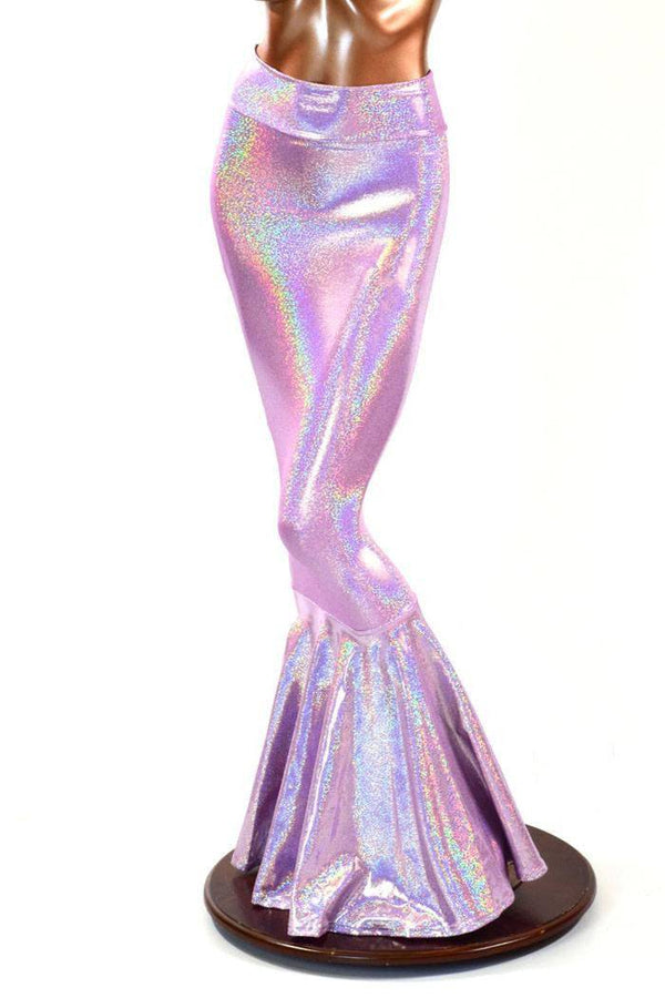 Lilac High Waist Mermaid Skirt - 1