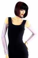 Lilac Holographic Arm Warmer Sleeves - Coquetry Clothing