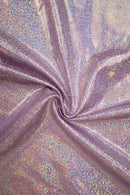 Lilac Holographic Leaf Pasties - Coquetry Clothing