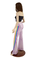 Lilac Holographic Retro Rainbow Solar Flares - Coquetry Clothing