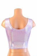 Lilac Holographic Tank Crop - Coquetry Clothing