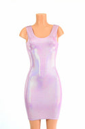 Lilac Holographic Tank Dress - 2
