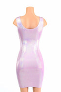 Lilac Holographic Tank Dress - 4