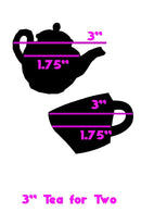 Lilac Holographic Tea for Two Pasties - Coquetry Clothing