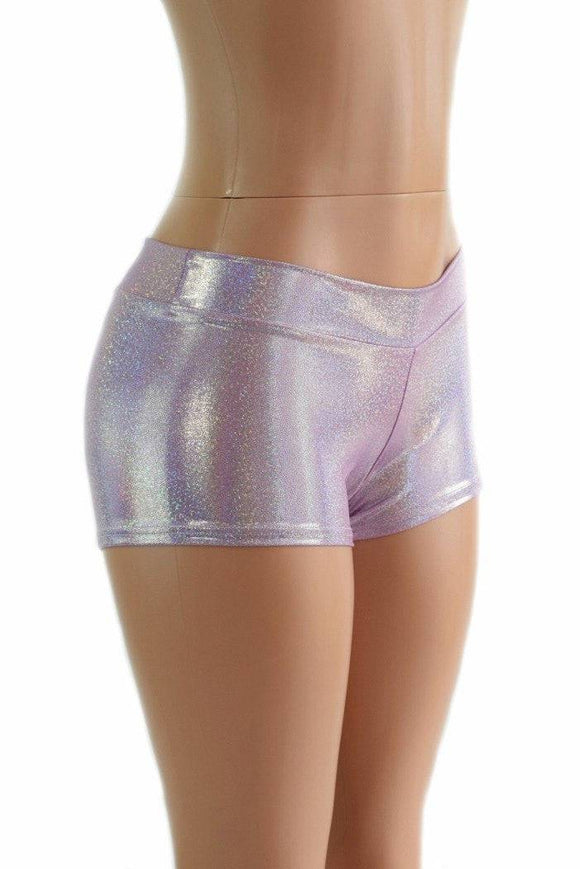Lilac Lowrise Shorts - Coquetry Clothing