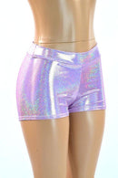 Lilac Midrise Shorts - Coquetry Clothing
