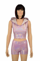 Lilac & Pink Dragon Hoodie & Shorts Set - Coquetry Clothing