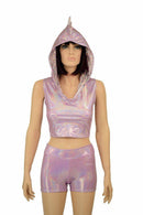 Lilac & Pink Dragon Hoodie & Shorts Set - Coquetry Clothing