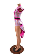 Lilac & Pink Tuxedo Back Romper - Coquetry Clothing