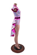 Lilac & Pink Tuxedo Back Romper - Coquetry Clothing