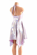 Lilac Purple Pixie Hemline Fairy Dress - Coquetry Clothing