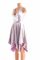 Lilac Purple Pixie Hemline Fairy Dress - Coquetry Clothing