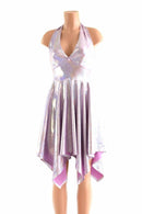 Lilac Purple Pixie Hemline Fairy Dress - Coquetry Clothing