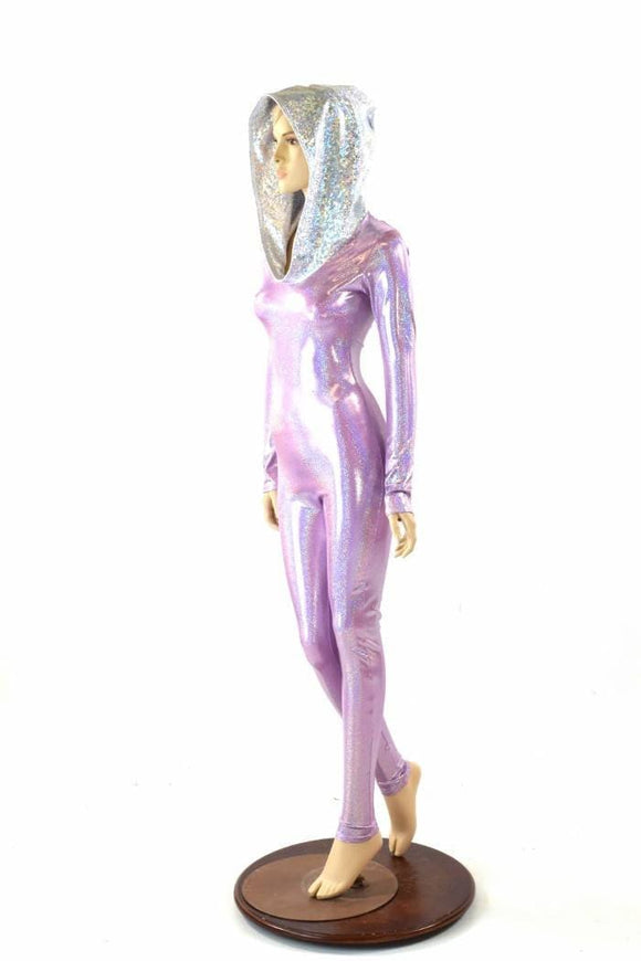Lilac Space Girl Catsuit - Coquetry Clothing